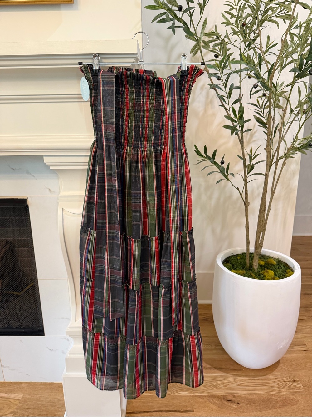 New Hill House Ribbon Ellie Nap Dress - size medium - Picture 4 of 7